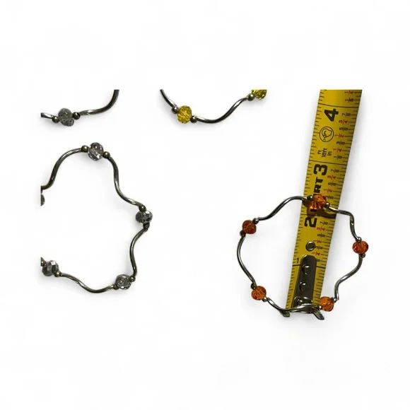 Autumn Themed Fashion Jewelry Lot 2 Pairs Earrings 6 Bracelets 1 Necklace - Picture 11 of 12